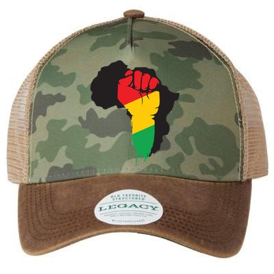 Black History African Maps Legacy Tie Dye Trucker Hat