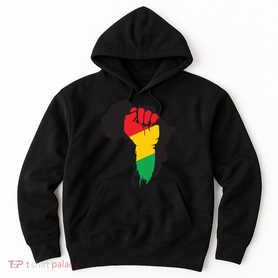 Black History African Maps Hoodie