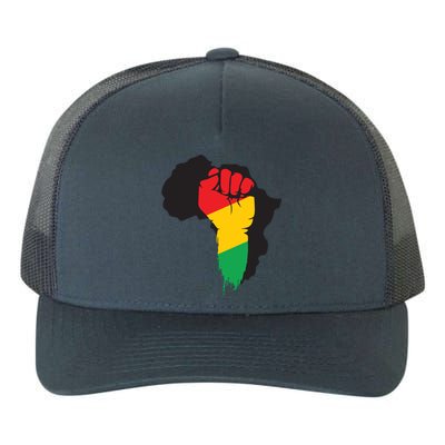 Black History African Maps Yupoong Adult 5-Panel Trucker Hat