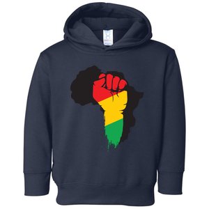 Black History African Maps Toddler Hoodie