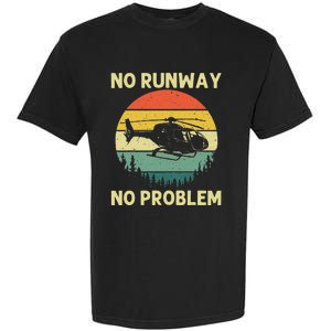 Best Helicopter Art Aircraft Helicopter Pilot Garment-Dyed Heavyweight T-Shirt