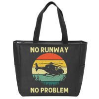 Best Helicopter Art Aircraft Helicopter Pilot Zip Tote Bag