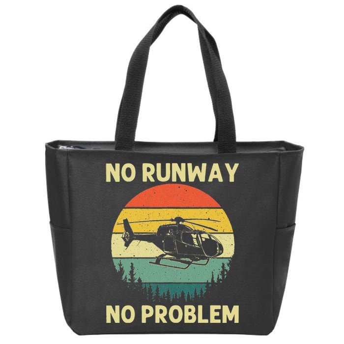 Best Helicopter Art Aircraft Helicopter Pilot Zip Tote Bag