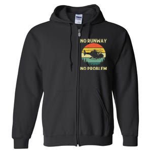 Best Helicopter Art Aircraft Helicopter Pilot Full Zip Hoodie