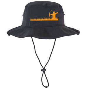 Bow Hunting Archer In Grass Archery Hunter Legacy Cool Fit Booney Bucket Hat