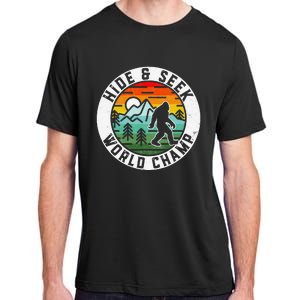 Bigfoot Hide And Seek World Champ Sasquatch Silhouette Adult ChromaSoft Performance T-Shirt