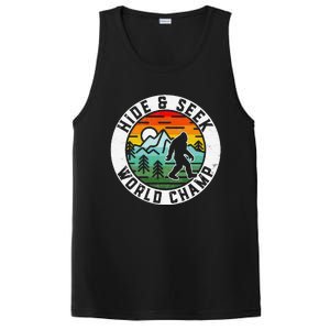 Bigfoot Hide And Seek World Champ Sasquatch Silhouette PosiCharge Competitor Tank