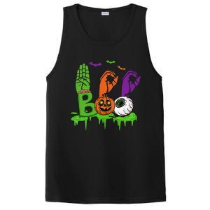 Boo Hands American Sign Language Pride ASL Halloween PosiCharge Competitor Tank