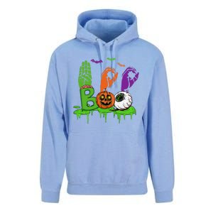 Boo Hands American Sign Language Pride ASL Halloween Unisex Surf Hoodie