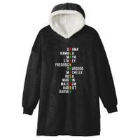 Black History Afro America Juneteenth Since 1865 Gift Hooded Wearable Blanket