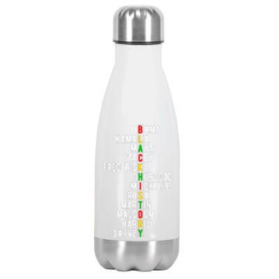 Black History Afro America Juneteenth Since 1865 Gift Stainless Steel Insulated Water Bottle