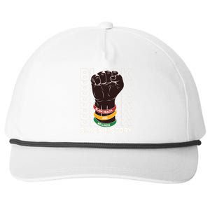 Black Health And Wellness Black History Snapback Five-Panel Rope Hat