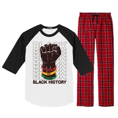 Black Health And Wellness Black History Raglan Sleeve Pajama Set