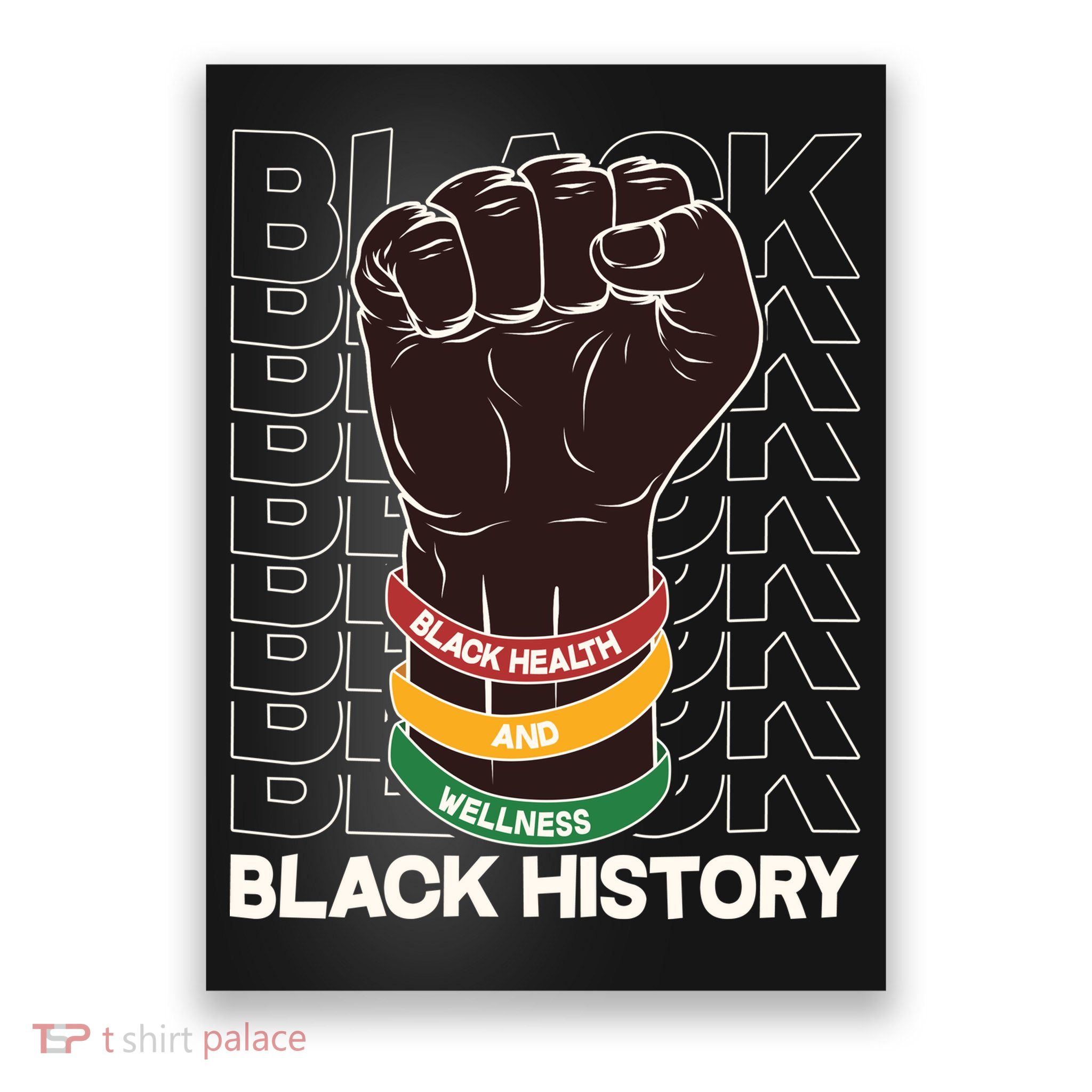 Black Health And Wellness Black History Poster