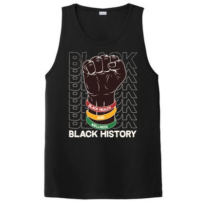 Black Health And Wellness Black History PosiCharge Competitor Tank