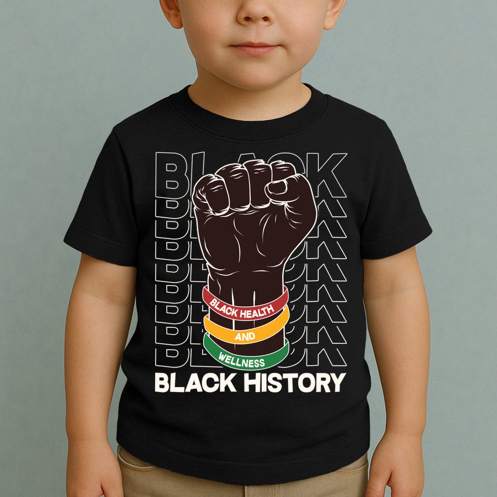 Black Health And Wellness Black History Toddler T-Shirt