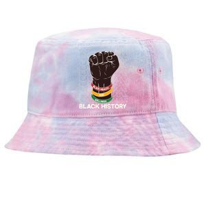 Black Health And Wellness Black History Tie-Dyed Bucket Hat