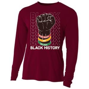 Black Health And Wellness Black History Cooling Performance Long Sleeve Crew