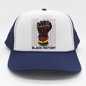 Black Health And Wellness Black History Trucker Hat