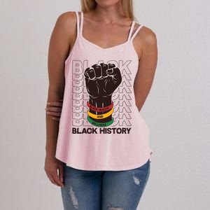 Black Health And Wellness Black History Women's Strappy Tank