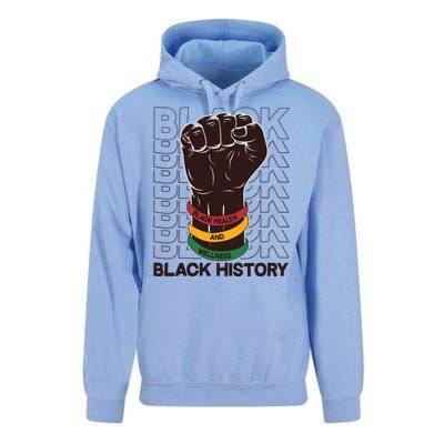 Black Health And Wellness Black History Unisex Surf Hoodie