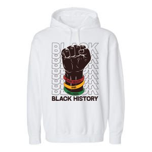 Black Health And Wellness Black History Garment-Dyed Fleece Hoodie