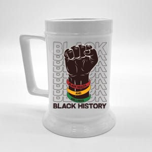 Black Health And Wellness Black History Beer Stein