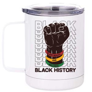 Black Health And Wellness Black History 12 oz Stainless Steel Tumbler Cup