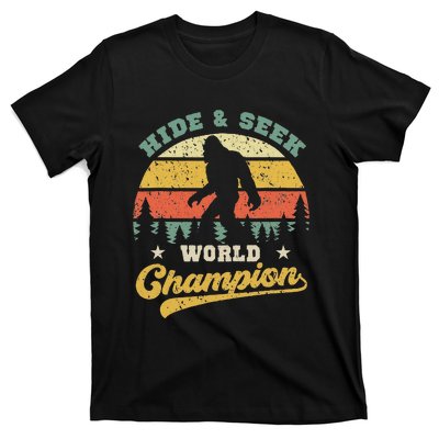 Bigfoot Hide And Seek World Champion Sasquatch T-Shirt