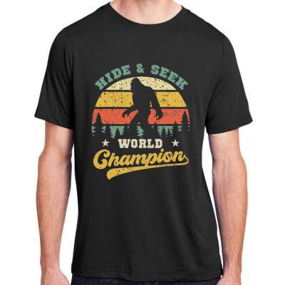 Bigfoot Hide And Seek World Champion Sasquatch Adult ChromaSoft Performance T-Shirt