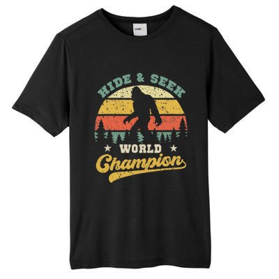 Bigfoot Hide And Seek World Champion Sasquatch Tall Fusion ChromaSoft Performance T-Shirt