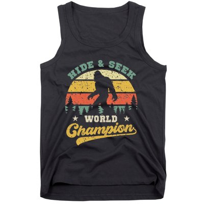 Bigfoot Hide And Seek World Champion Sasquatch Tank Top