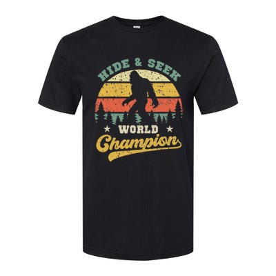 Bigfoot Hide And Seek World Champion Sasquatch Softstyle CVC T-Shirt