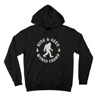 Bigfoot Hide And Seek World Champion Sasquatch Retro Vintage Hoodie