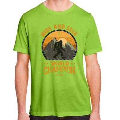 Bigfoogift Hide And Seek Bigfoot Hide And Seek Champion Cool Gift Adult ChromaSoft Performance T-Shirt