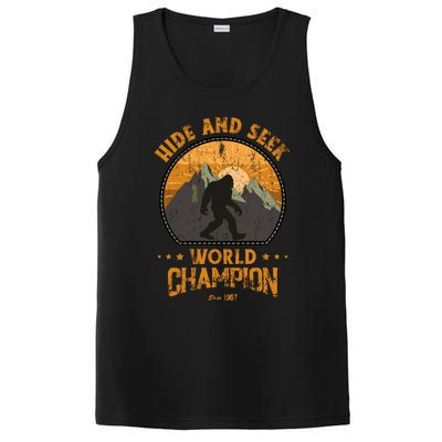 Bigfoogift Hide And Seek Bigfoot Hide And Seek Champion Cool Gift PosiCharge Competitor Tank