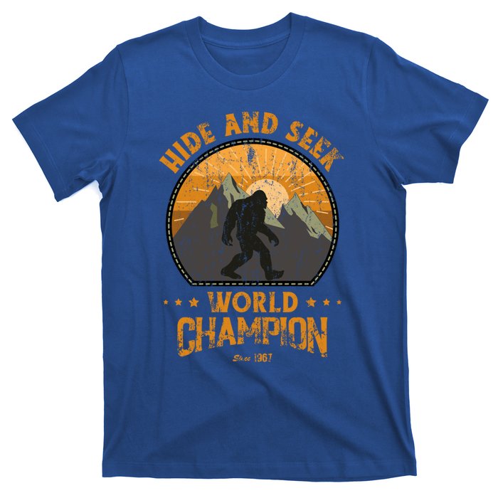 Bigfoogift Hide And Seek Bigfoot Hide And Seek Champion Cool Gift T-Shirt