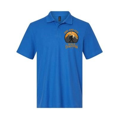 Bigfoogift Hide And Seek Bigfoot Hide And Seek Champion Cool Gift Softstyle Adult Sport Polo