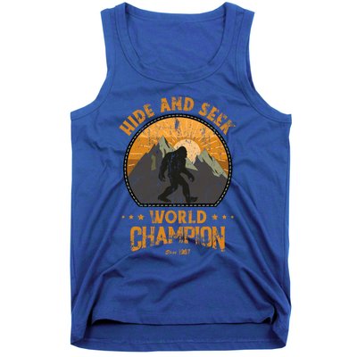 Bigfoogift Hide And Seek Bigfoot Hide And Seek Champion Cool Gift Tank Top