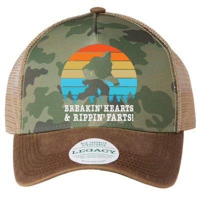 Breakin Hearts And Rippin Farts Bigfoot Legacy Tie Dye Trucker Hat