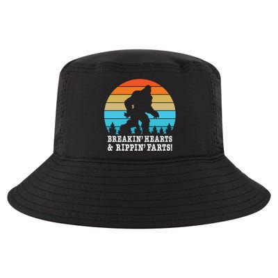 Breakin Hearts And Rippin Farts Bigfoot Cool Comfort Performance Bucket Hat