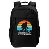 Breakin Hearts And Rippin Farts Bigfoot Daily Commute Backpack