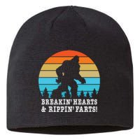 Breakin Hearts And Rippin Farts Bigfoot Sustainable Beanie