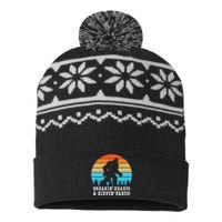 Breakin Hearts And Rippin Farts Bigfoot USA-Made Snowflake Beanie