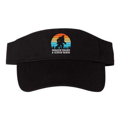 Breakin Hearts And Rippin Farts Bigfoot Valucap Bio-Washed Visor