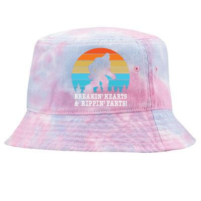 Breakin Hearts And Rippin Farts Bigfoot Tie-Dyed Bucket Hat