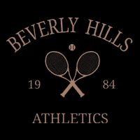 Beverly Hills Athletics California Tennis Club 90s Preppy Button