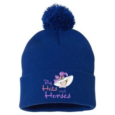 Big Hats And Horses Derby Dayk.E.N.T.U.C.K.Y Pom Pom 12in Knit Beanie