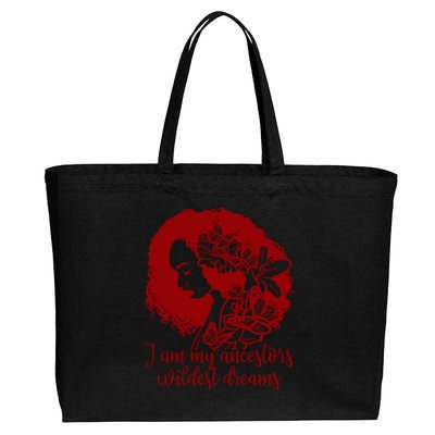 Black History Ancestors Wildest Dreams Beautiful Gift Great Gift Cotton Canvas Jumbo Tote