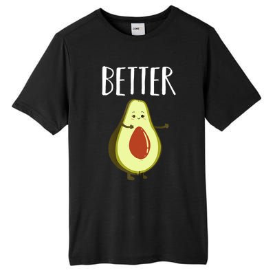 Better Half Avocado Matching Couple Valentine's Day Wedding Tall Fusion ChromaSoft Performance T-Shirt